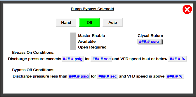 FactoryTalk View ME operation screen